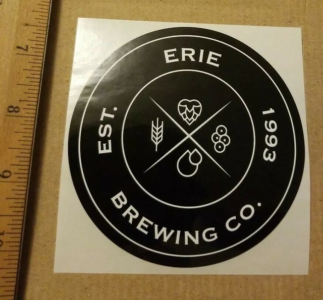 Erie Brewing Company New Craft brewery sticker Erie, PA eBay