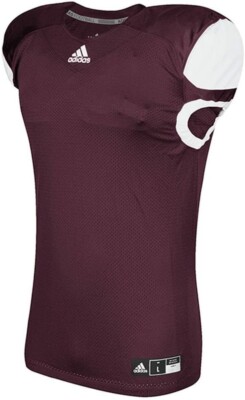 Adidas Press Coverage Football Jersey Press Coverage Size M Maroon White