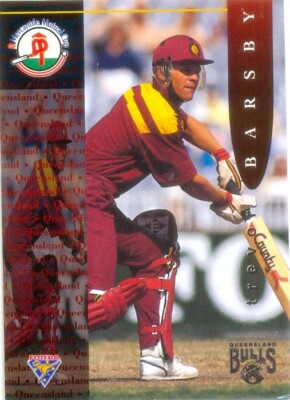 1995 ACB FUTERA Cricket '' Mercantile Mutual Cup '' card #79 Trevor Barsby