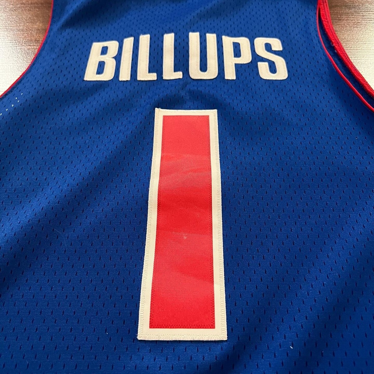 【激レア】アディダス ジャージ サイズM　NBA　PISTONS ブルー Adidas NBA Detroit Pistons Chauncey Billups Swingman Jersey
