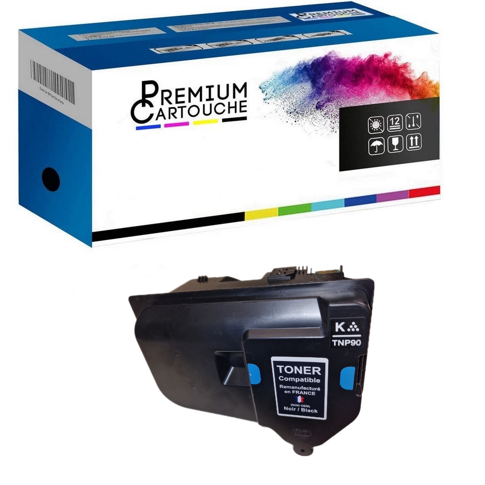 Toner TNP-90 Noir compatible pour imprimante Konica Minolta Bizhub