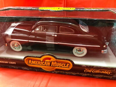 1949 MERCURY COUPE (HTF) BLACK, ERTL 1/18 SCALE AMERCIAN MUSCLE | eBay