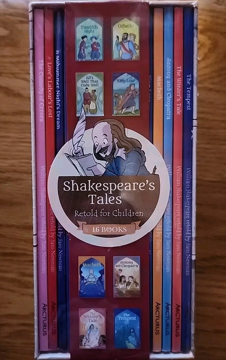 Shakespeare's Tales Retold for Children 16 Books Collection Kids