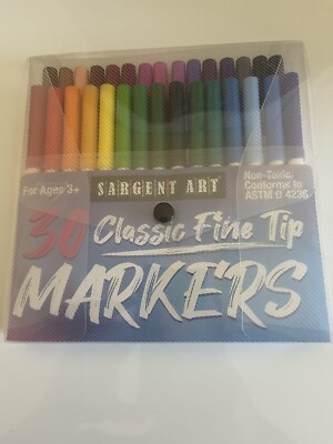 Fine Tips Markers Set Of 30