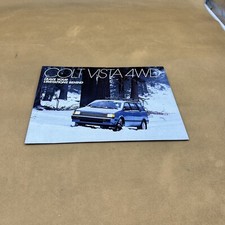 1985 COLT VISTA 4WD DEALER SHOWROOM SALES SHEET BROCHURE DOUBLE SIDED LEAFLET