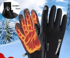 1pair Windproof  Waterproof Touch Screen Mittens for Winter Outdoor Activities