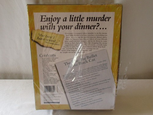 NEW MURDER MYSTERY DINNER PARTY GAME THE BRIE, THE BULLET & THE BLACK CAT. - Picture 2 of 2