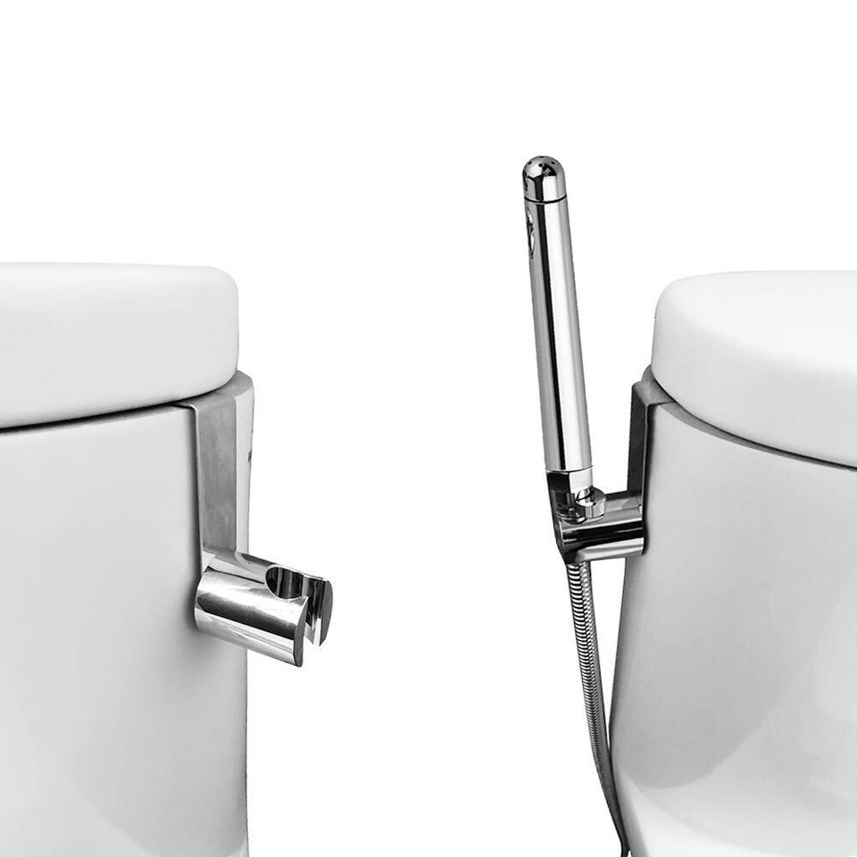 Bathroom Handheld 59inch 3 Heads Aluminum Enema Shower Cleaner Douche