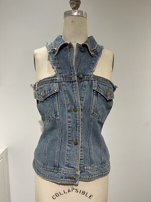 ジャケット・アウター 2000s katharine hamnett london denimcoat Vintage Hamnett By Katharine Hamnett Denim Jacket Mens Small Mid