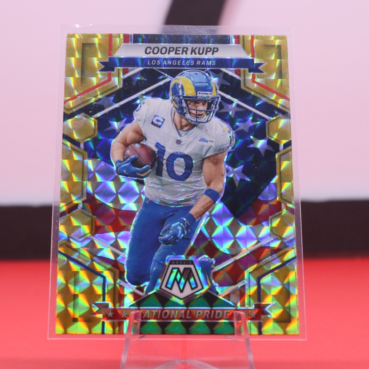 2023 Panini Mosaic Yellow Reactive 267 Cooper Kupp National