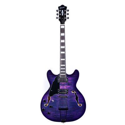 ギター GROTE Jazz Electric Guitar Semi-Hollow GROTE Jazz Left-Handed Electric Guitar Semi-Hollow Body Trapeze 4