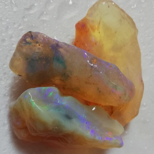 Big & Beautiful 83.55CTS CRYSTAL JELLY OPAL ROUGH / RUB Lightning Ridge - Picture 2 of 6