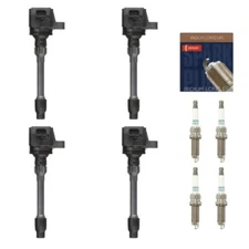 New Set of 4 Ignition Coil & Denso Spark Plug for 16-20 Honda Civic/ 17-20 CR-V
