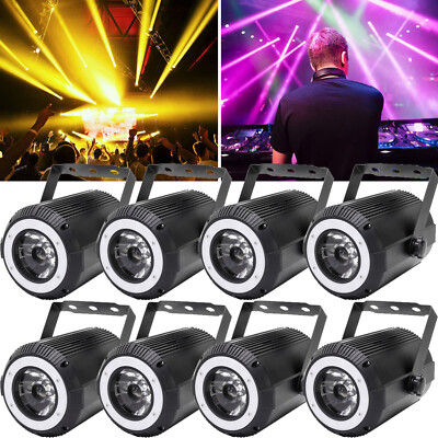 RGBW 8Stk 80w LED Bühnenbeleuchtung Beam DMX Strahl Pinspot Effect Lichhteffekt