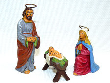 Krippenfiguren Erzgebirge Massefiguren alte Weihnachtsfiguren f&uuml;r Krippe Maria