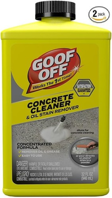 #ad FG820 Goof Off Degreaser Removes Embedded Oil From Concrete 32 Oz. $13.98
