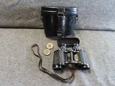 WWII GERMAN ARMY 6x30 DIENSTGLAS BINOCULARS AND BAKELITE CASE-