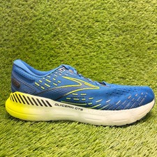 Brooks Glycerin GTS 20 Mens Size 10 Blue Athletic Running Walking Shoes Sneakers