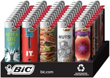 BIC Pocket Lighter, Special Edition, 50-Count Tray