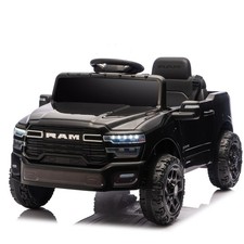 Licensed Dodge RAM 3500 12V Kids Ride On Truck,W/ Remote Control,2WD  Rear Shoc