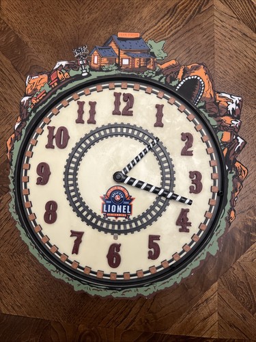 Vintage Lionel 100th Anniversary Train Clock - Makes Train Sounds On The Hour