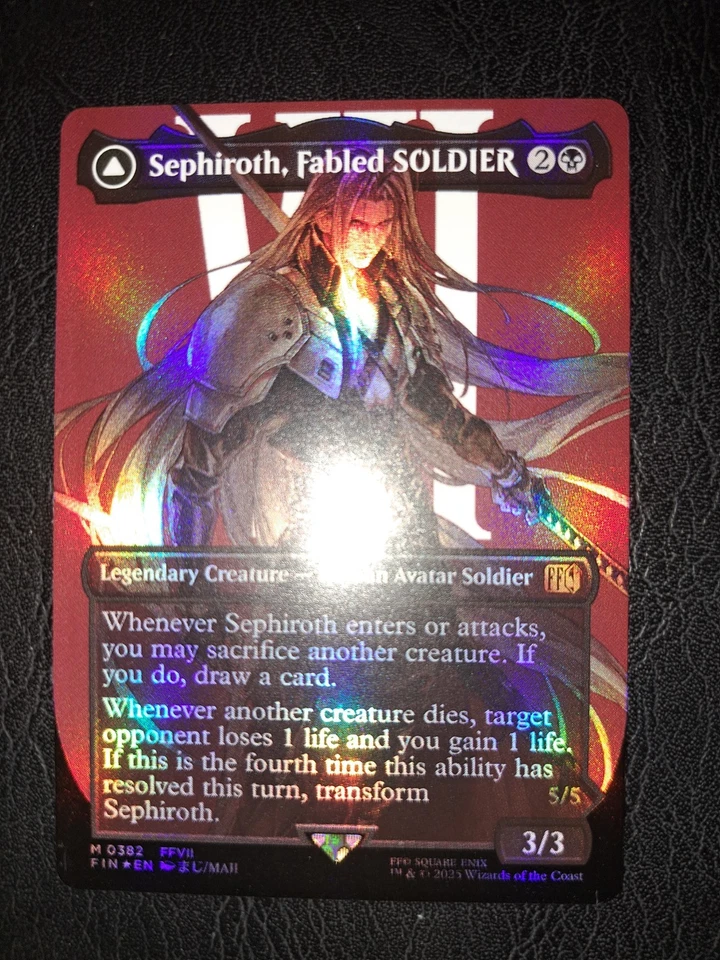 MtG Sephiroth, Fabled SOLDIER   Sephiroth, One-Winged Angel - Foil - Englisch - Bild 3 von 4