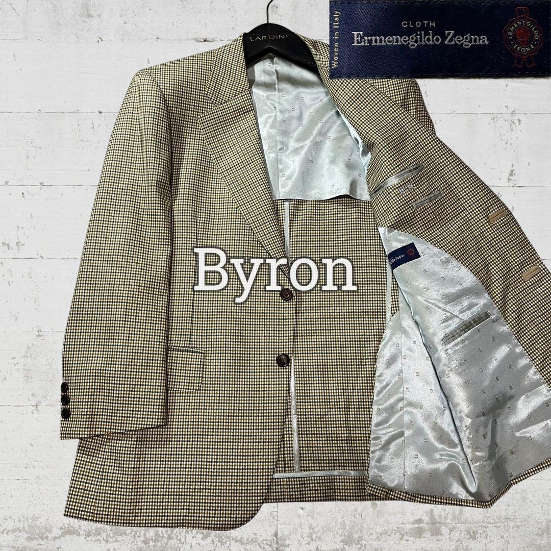 Ermenegildo Zegna Byron Tailored Jacket Check Limited Edition Style Refined Tail