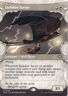 Jackdaw Savior (Showcase) Bloomburrow - Magic MTG NM