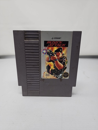 Rush 'n Attack (Nintendo NES, 1987) Authentic Cart Only Tested Working 5 Screw