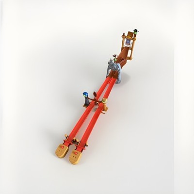 Angry Birds Car Racing Track Playset Red Dual Tracks