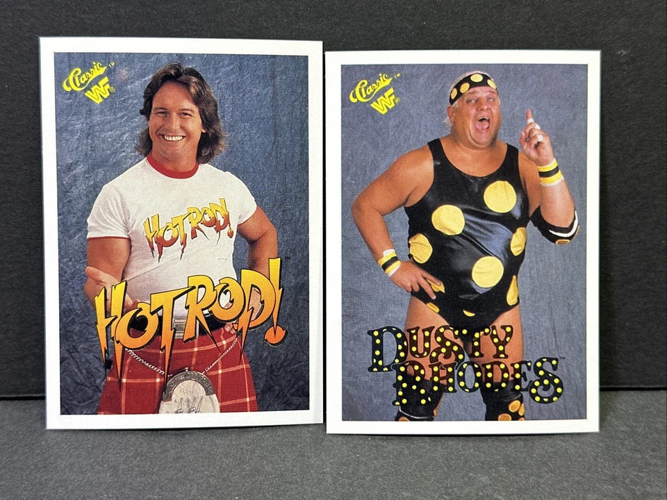 Juego completo clásico de lucha libre WWF 1990 (145) WWE Hulk Hogan Andre Bret Hart casi nuevo Foto 4 de 4