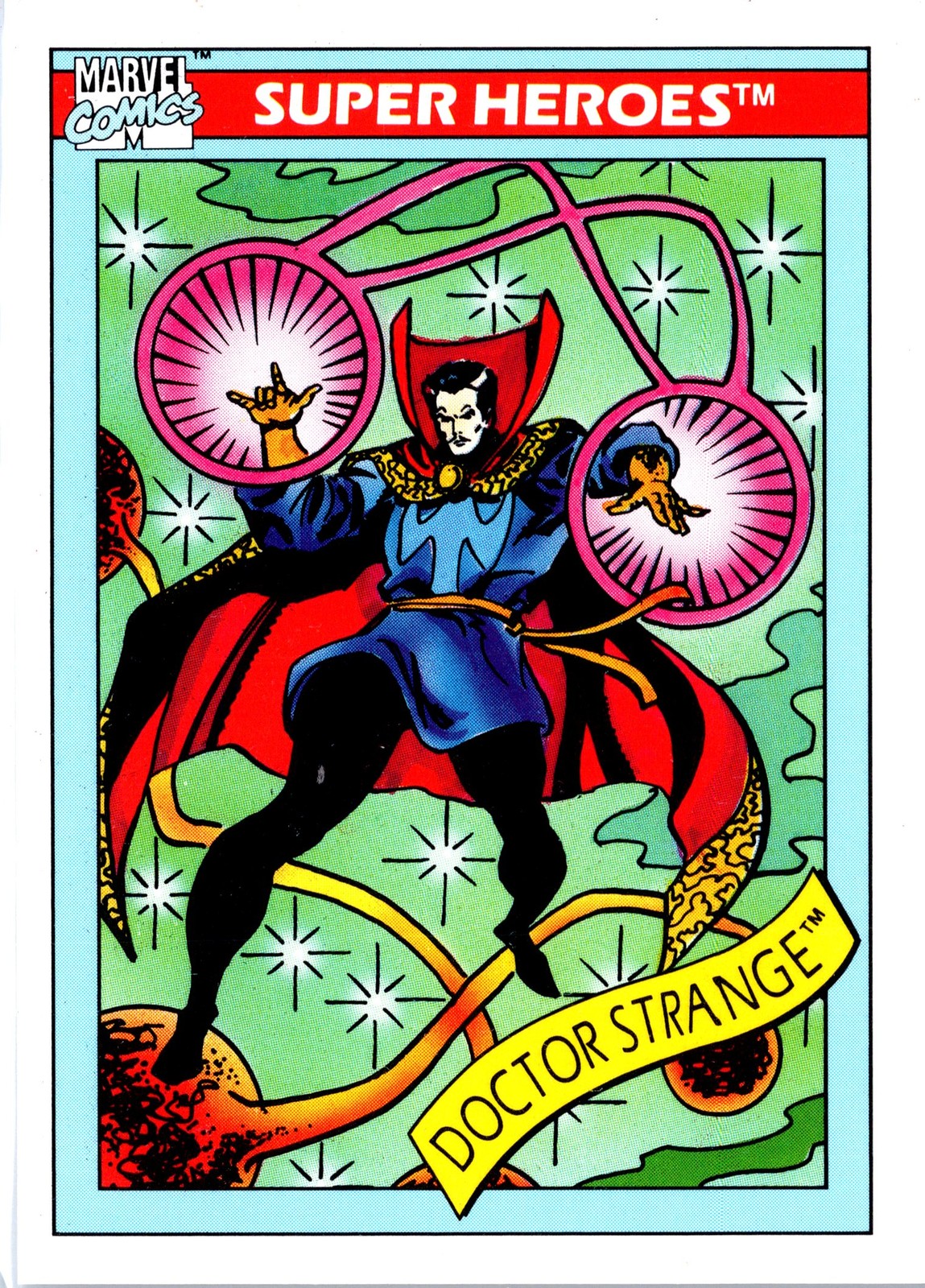 1990 Impel Marvel Universe #34 Doctor Strange