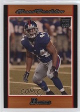 2007 Bowman Orange 88/250 Ahmad Bradshaw #140 0it