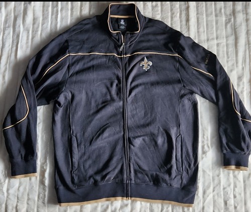 Reebok, Vintage Reebok New Orlean Saints On Field Jacket Team Issue Men Size XL