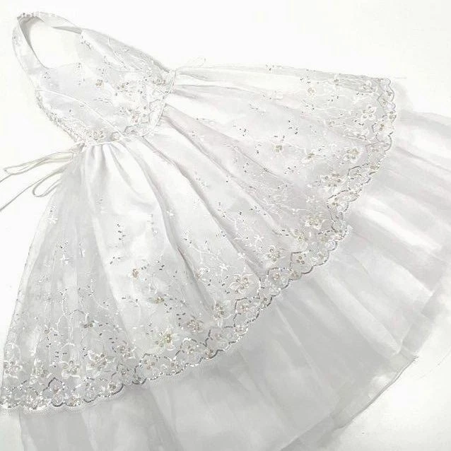 chinese dress ladies Vintage Lace Girls Wedding Party Dress Floor Length Long Sleeve Bow Sash A Line Flower Dress, Champagne