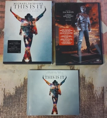 MICHAEL JACKSON - 2 DVD & 2CD LOT - THIS IS IT & HIStory GREATEST HITS -ALL MINT - Image 1 of 3