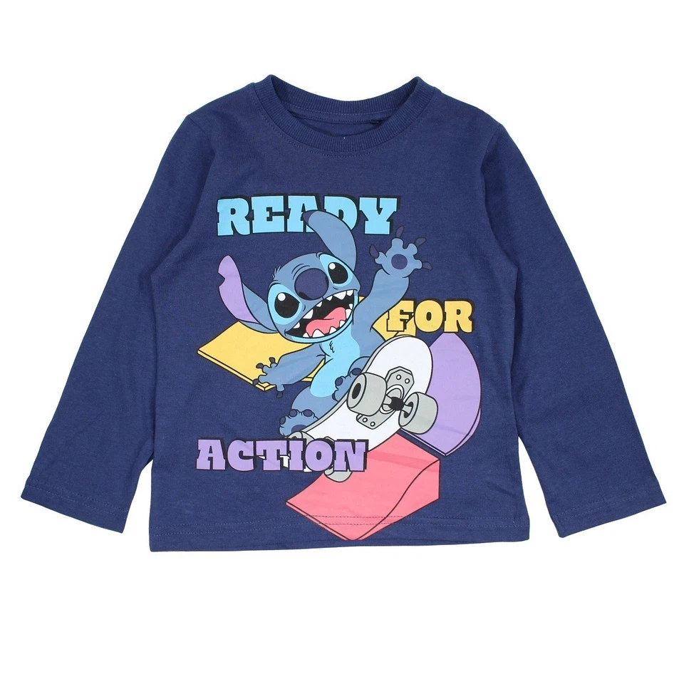 Lilo & Stitch  Kinder Jungen Jersey Pyjama Set Gr. 92-128 Langarm  Schlafanzug - Bild 4 von 4