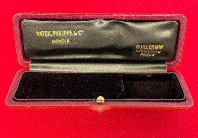 Patek Philippe Rare Vintage 1950's Wrist Watch Display Box Retailer Paris France