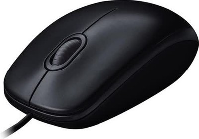 Logitech M90 Maus mit Kabel, 1000 DPI Sensor, USB-Anschluss, 3 Tasten, Für