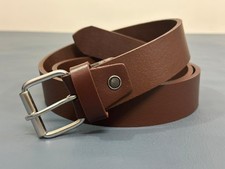 Men's Genuine Buffalo Leather Belt Full Grain Leather Heavy Duty Belt Free Ship