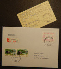 Finnland 1984: ATM FRAMA,MN 1.2, 0500 P., a. Brief, ET-St.: "JYVÄSKYLÄ 15.10.84"