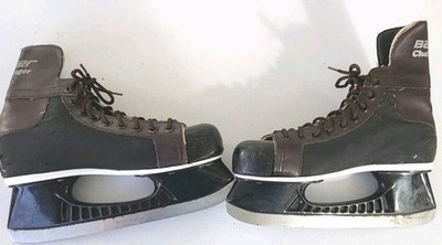 Vintage Bauer Challenger Ice Skates Hockey Mens Size 5