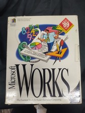 Nos Microsoft Works 3.0 1993 Floppy Set