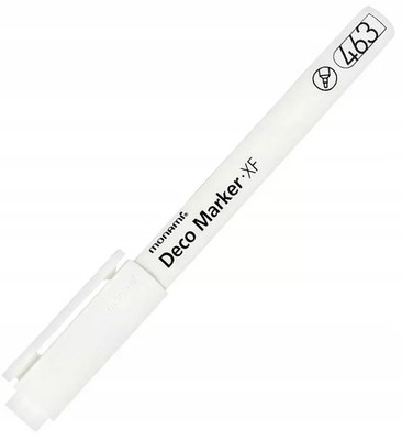 8801067420891 Marker akrylowy Deco Marker 463 XF białe 1szt Monami