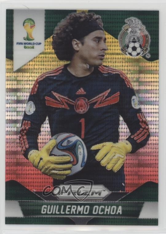 2014 Panini Prizm World Cup Yellow & Red Pulsar Prizm Guillermo Ochoa #143 0j4n