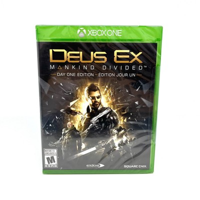 Deus Ex: Mankind Divided - Day One Edition Microsoft Xbox One 2016 Sealed CIB