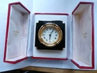 MUST de CARTIER PARIS ALARM CLOCK TRAVEL CLOCK LACQUERED