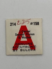 ONE Genuine NOS Bulova Accutron 214 Sweep Second Pinion- Part # 158