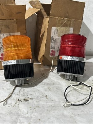 Lot Of 2 Federal Signal Fireball II Strobe Lights. Fb2pst. A2 Series 120 Volt. 