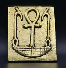Authentic Ancient Rare Egyptian Stone Ankh Key of Life with Scepter Artifact BC